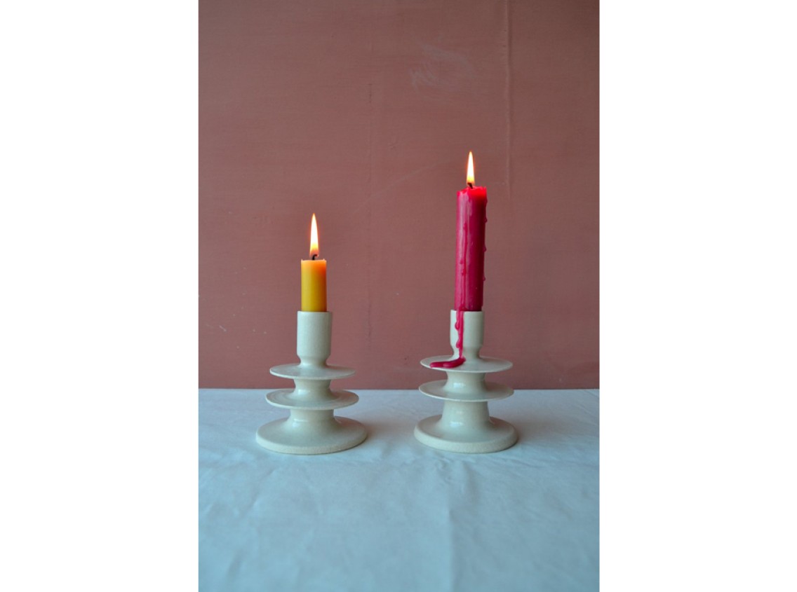 Izzy Letty - Tiered Candlestick, Nude