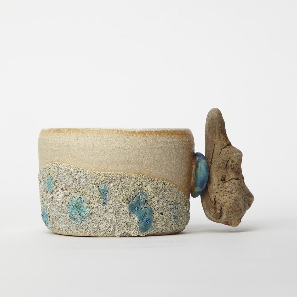 Katie Iacovou - Rockpool with driftwood