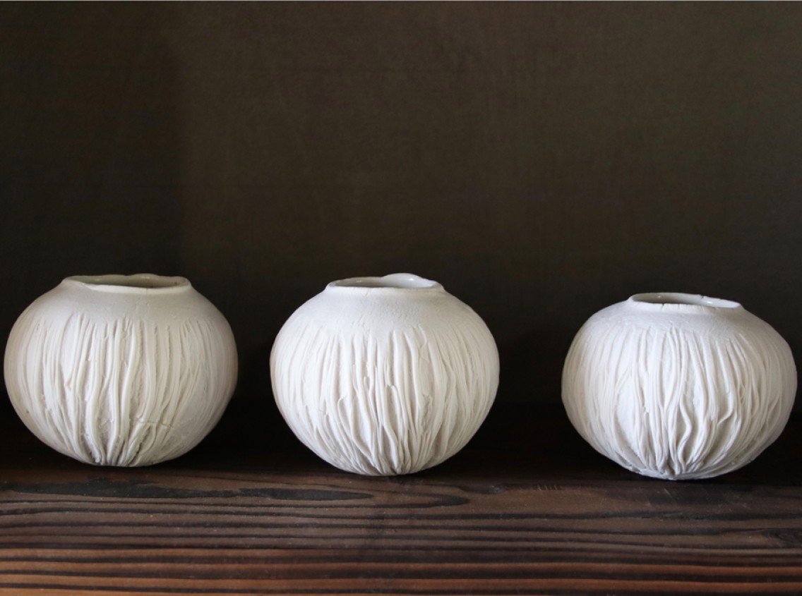 Patricia Shone - Ice Erosion Bowls 2020