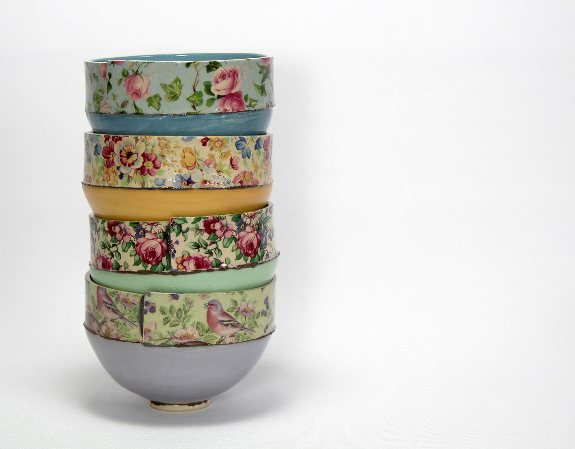 Virginia Graham - Stacked Floral Bowls