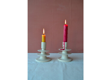 Izzy Letty - Tiered Candlestick, Nude