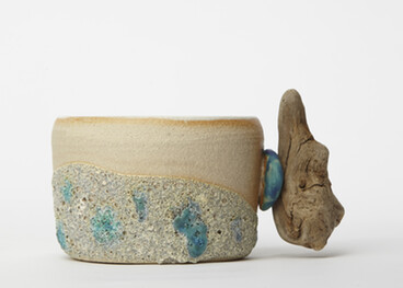 Katie Iacovou - Rockpool with driftwood