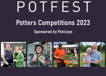 Potfest Potters Competitions 2023 sponsored by Potclays
