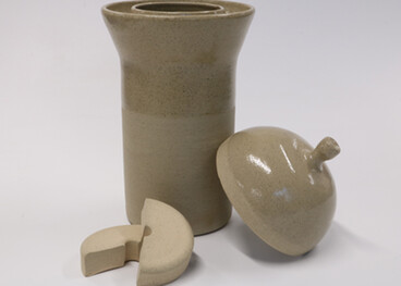 Sanded Buff Fermentation Crock by Charlie Manthorp