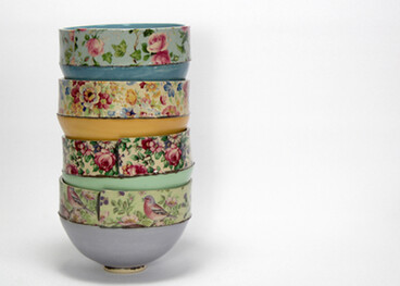 Virginia Graham - Stacked Floral Bowls