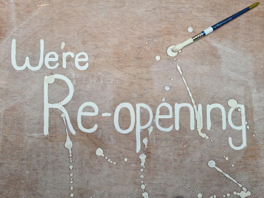 12 April Re-opening