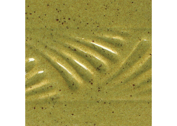 Amaco Potters Choice Brush-On Glaze: Deep Olive Speck 473ml