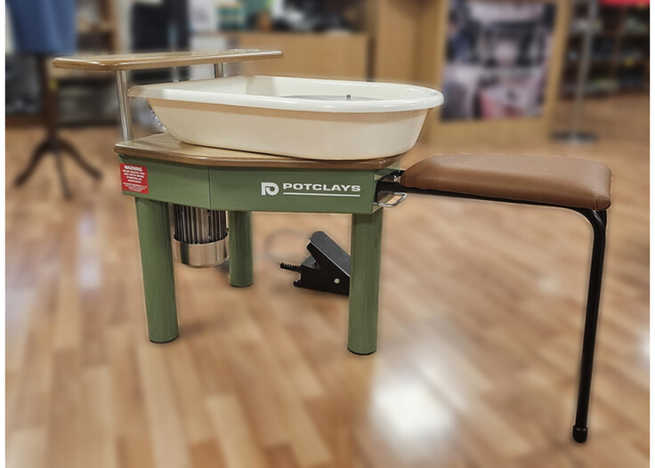 Bailey Potters Wheel with Seat & Shelf (Exclusive Potclays Colourway)