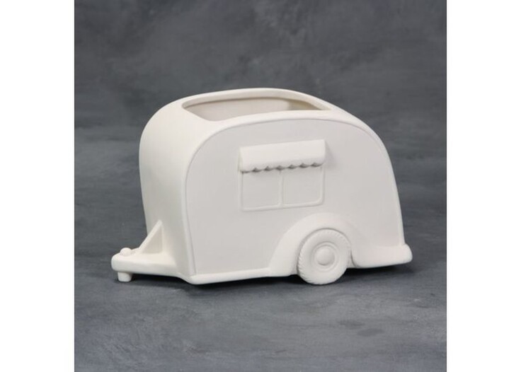Bisque Camper Container by Mayco