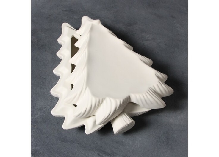 Bisque Flat Tree Box by Mayco