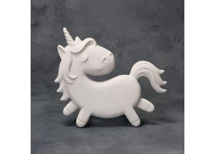 Bisque Unicorn Plaque by Mayco