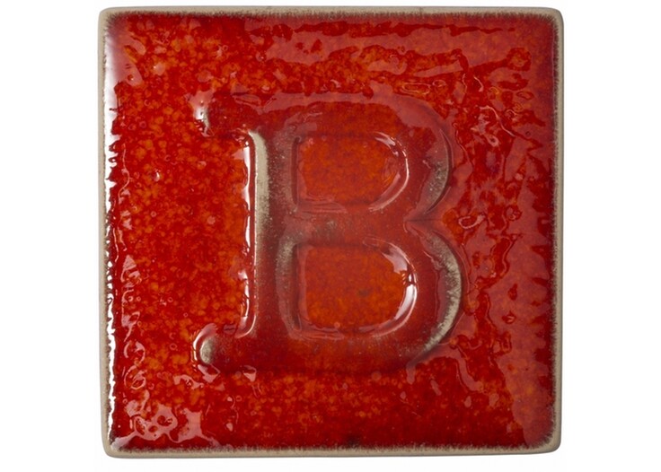 BOTZ Earthenware Brush-On Glaze: Coral Red 800ml