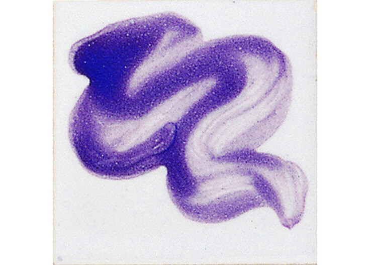 Botz Unidekor Brush On Glaze:  Pflaumenblau (Plum Blue) 30ml