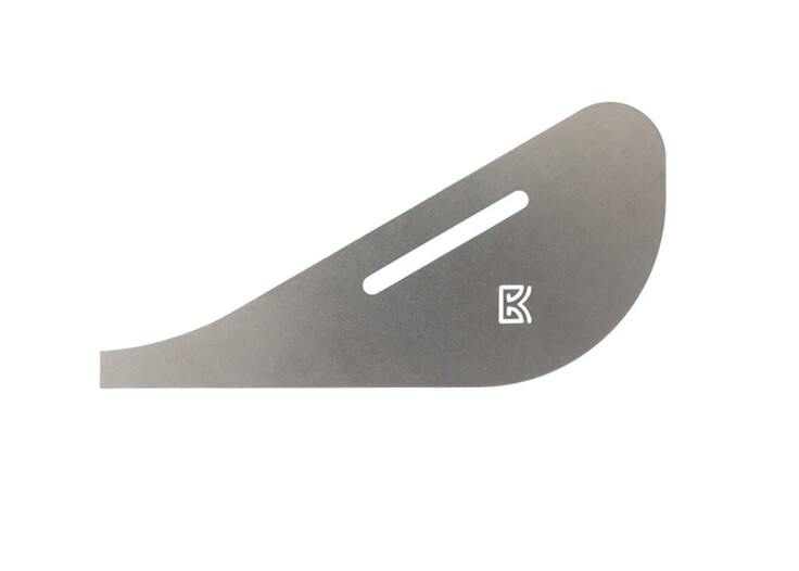 Buschkraft Large Triangle Shaped Rigid Metal Rib with Square Tip
