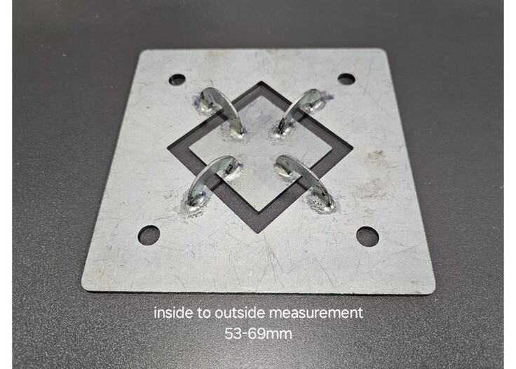 Die for Cowley Expansion Chamber: Square Hollow