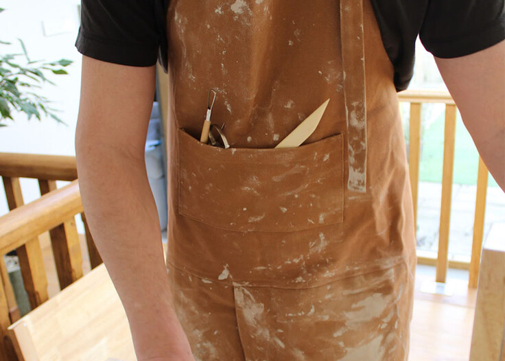Durston Split Leg Apron 450gsm