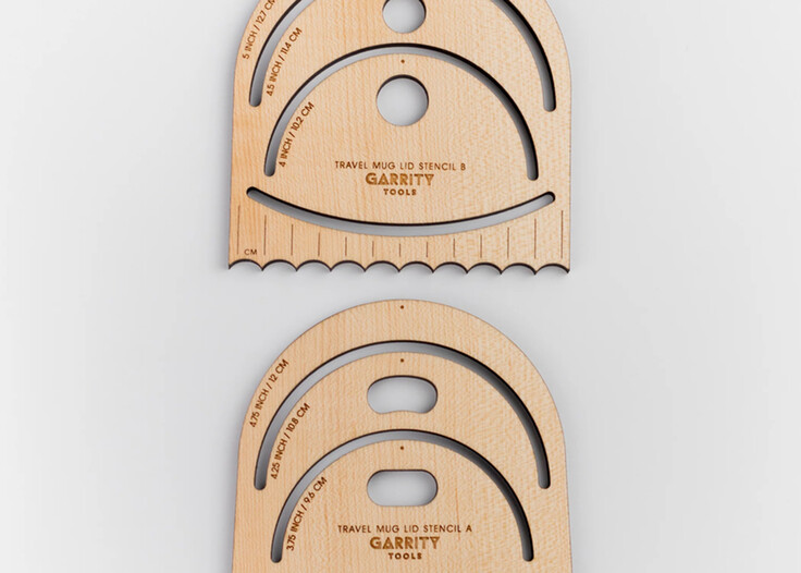 Garrity Travel Mug Lid Stencil