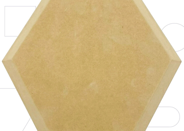 GR Pottery Forms: 11in Hexagon Drape Mould