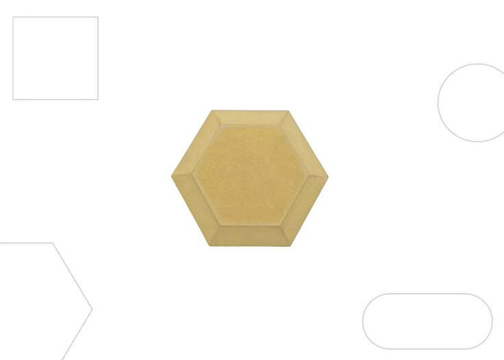 GR Pottery Forms: OG Hexagon 3.5in