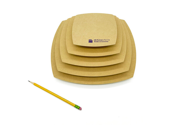 GR Pottery Forms: OG Spherical Sq Stack Pack (5 Piece)