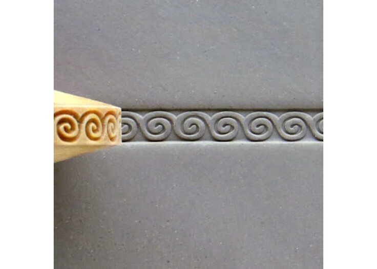 Greek Key Spiral Finger Roller