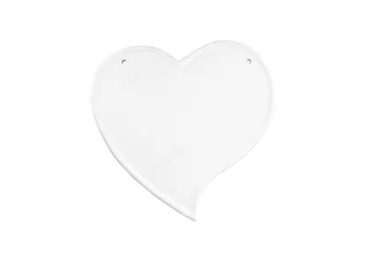 Inset Heart Plaque