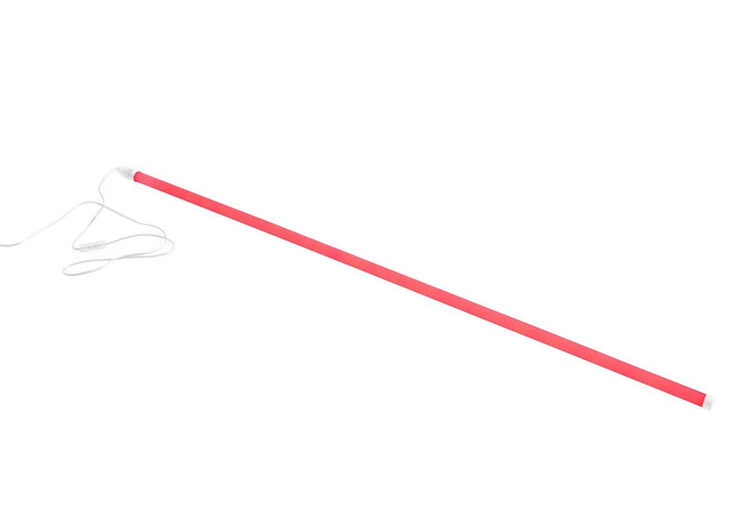 Large red neon or power on light