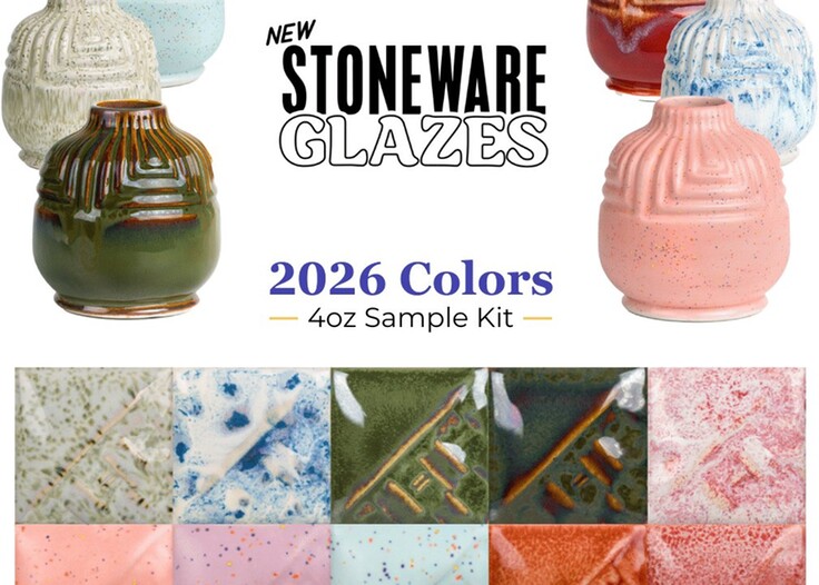 Mayco Stoneware 2026 Glaze Kit 4oz
