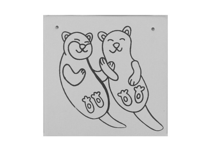 Otter Love Plaque
