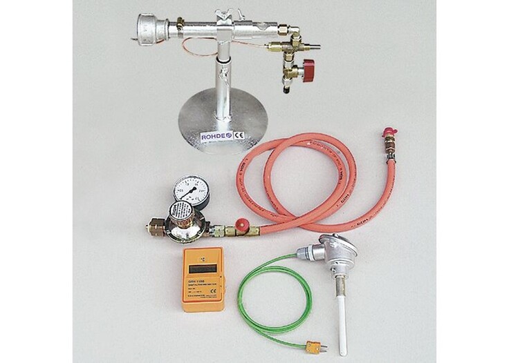Raku Complete Accessories - Includes burner, regulator, hose and temperature measuring equipment