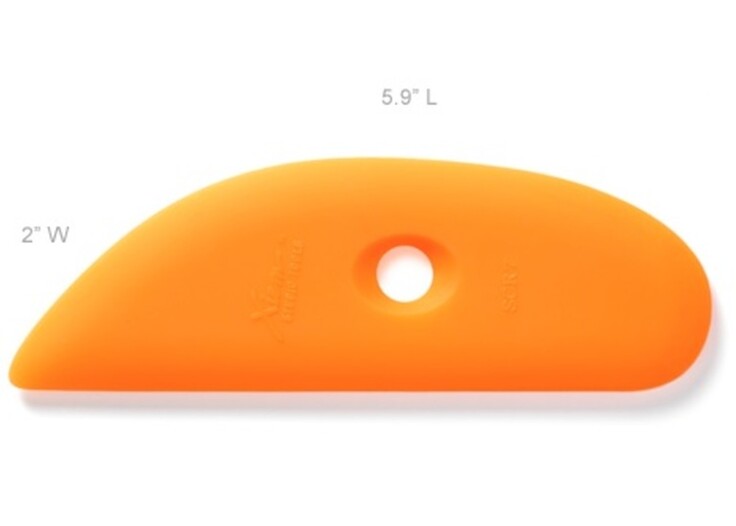 Soft Silicone Rib 7 - Orange