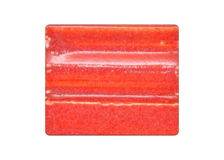 Spectrum Cone 4-6 Brush-On Glaze: Reactive Red 454ml