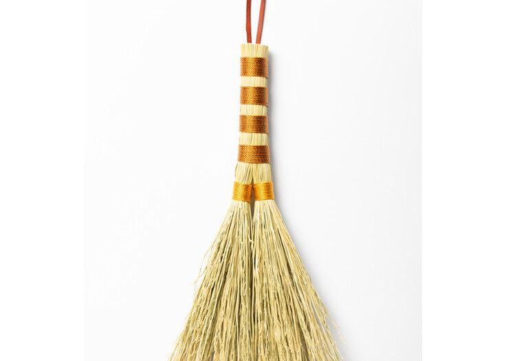 The Derwent - Medium Forked Hakeme Slip & Glaze Brush by Bristol Broomworks