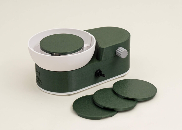 The Small Ceramics 'Lite' Potters Wheel - Forest