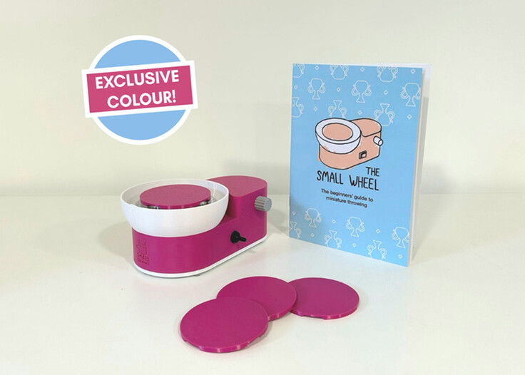 The Small Pottery Wheel - Hot Pink (Potclays Exclusive Colour)