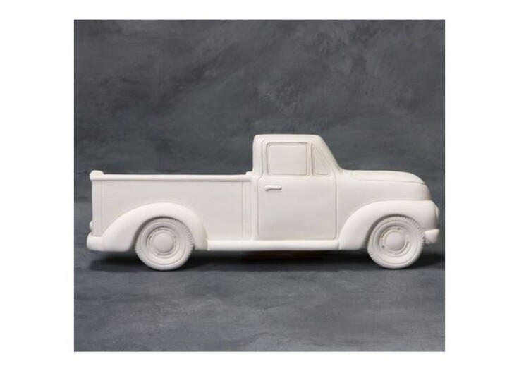Vintage Truck Plaque: 12.5L x 5