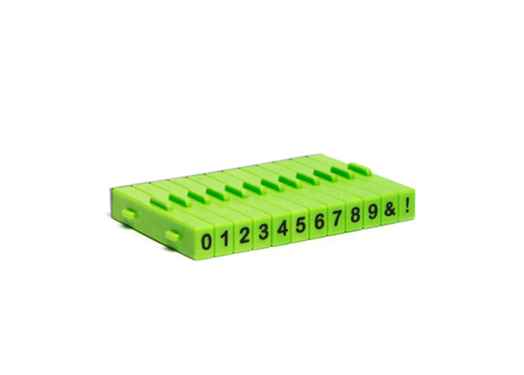 Xiem Attachable Numbers: 12 pcs 10x6mm