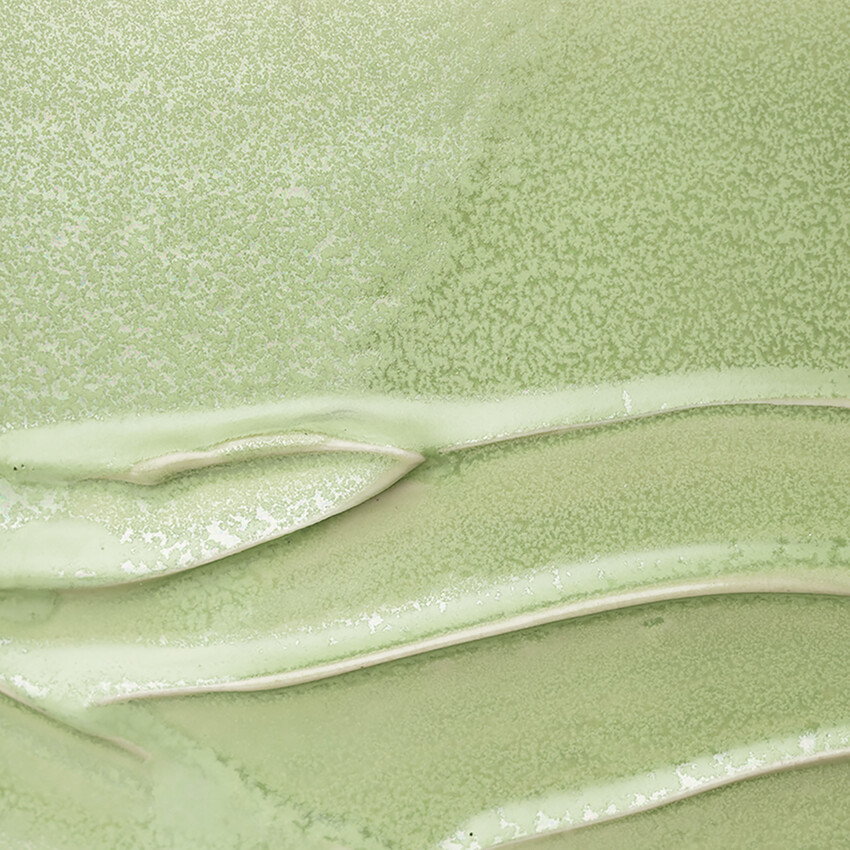 Photograph: AMACO Pearlescent Cone 5-6 Glaze: Limelight 473ml