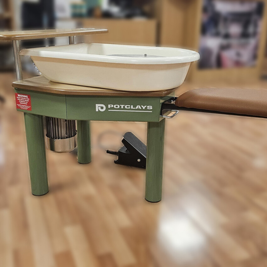 Photograph: Bailey Potters Wheel with Seat & Shelf (Exclusive Potclays Colourway)