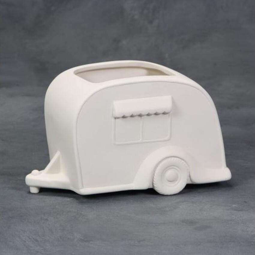 Photograph: Bisque Camper Container by Mayco
