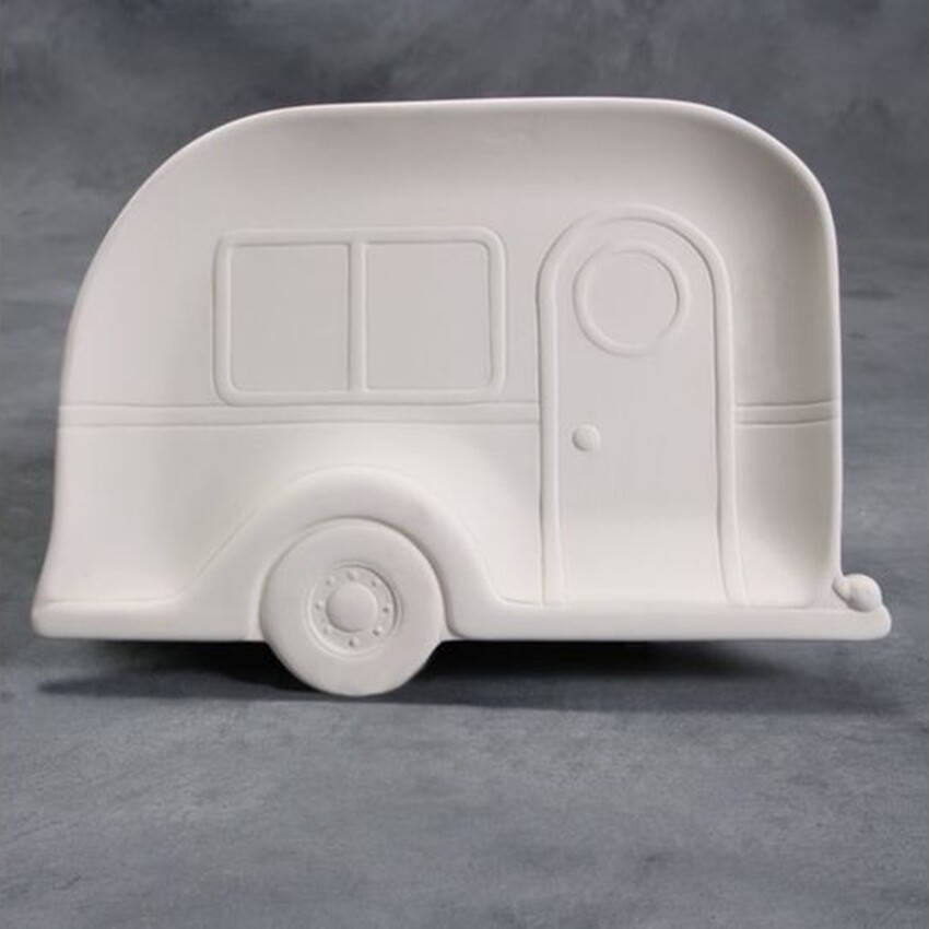 Photograph: Bisque Camper Dish by Mayco