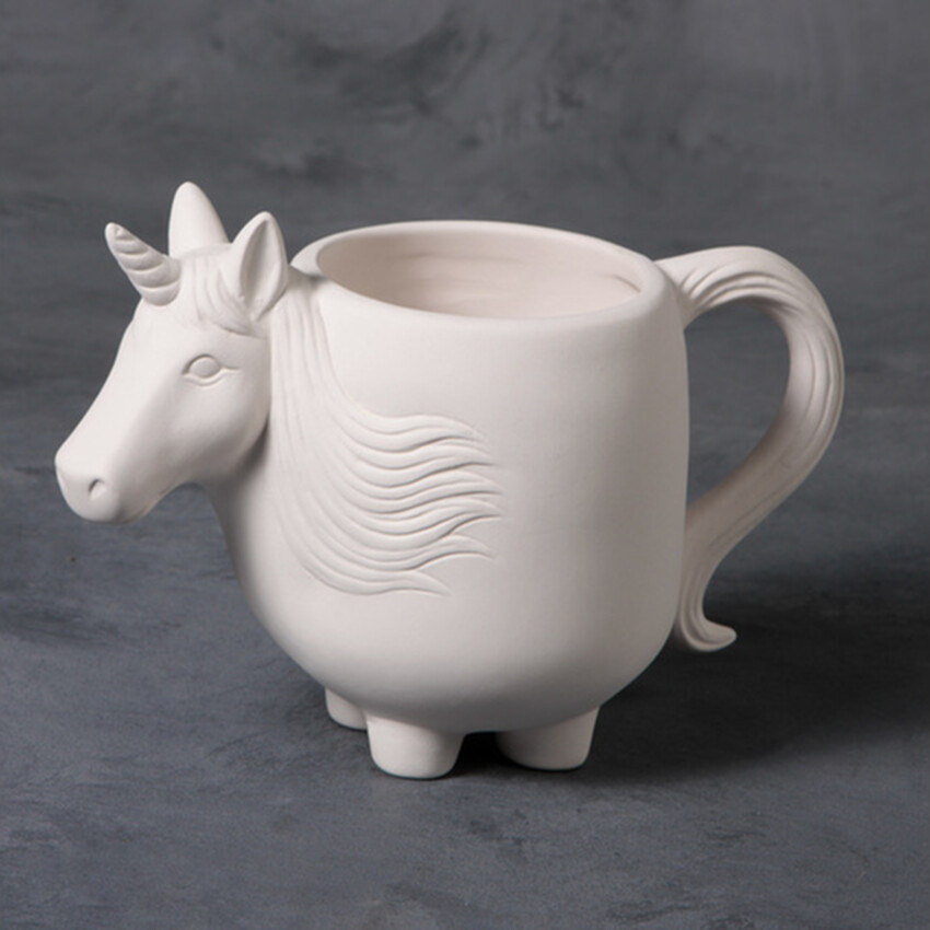 Photograph: Bisque Unicorn Mug by Mayco