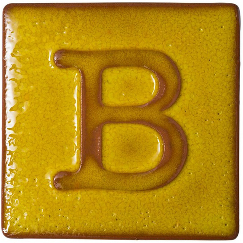 Photograph: BOTZ Earthenware Brush-On Glaze: Blazing Yellow 200ml