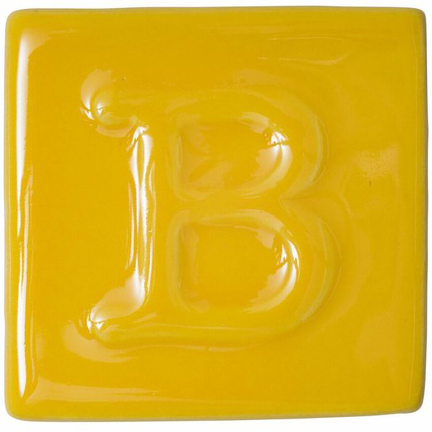 Photograph: BOTZ Earthenware Brush-On Glaze: Canary Yellow 200ml