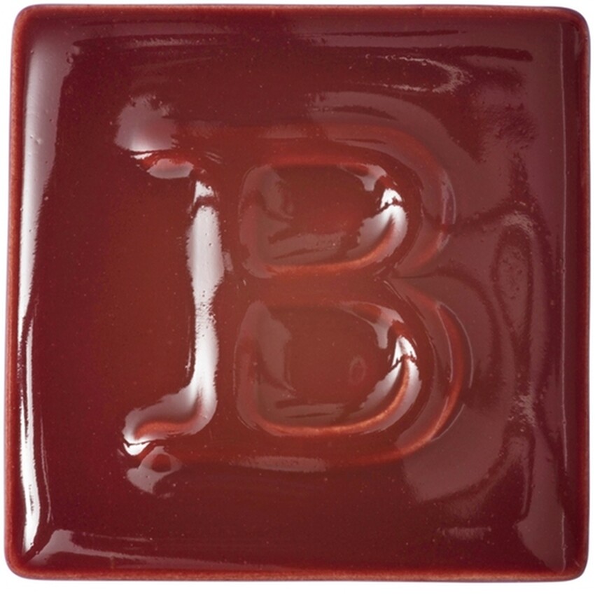 Photograph: BOTZ Earthenware Brush-On Glaze: Cherry Red 200ml