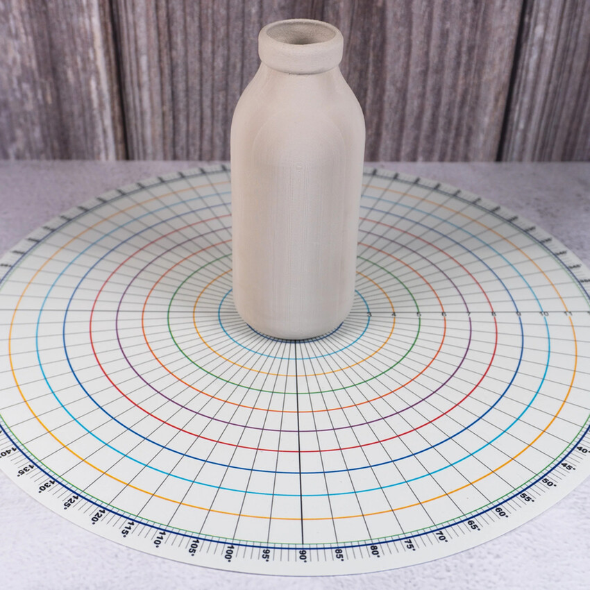 Photograph: Ceramind Round Divider Mat for Pottery Measurements 26cm