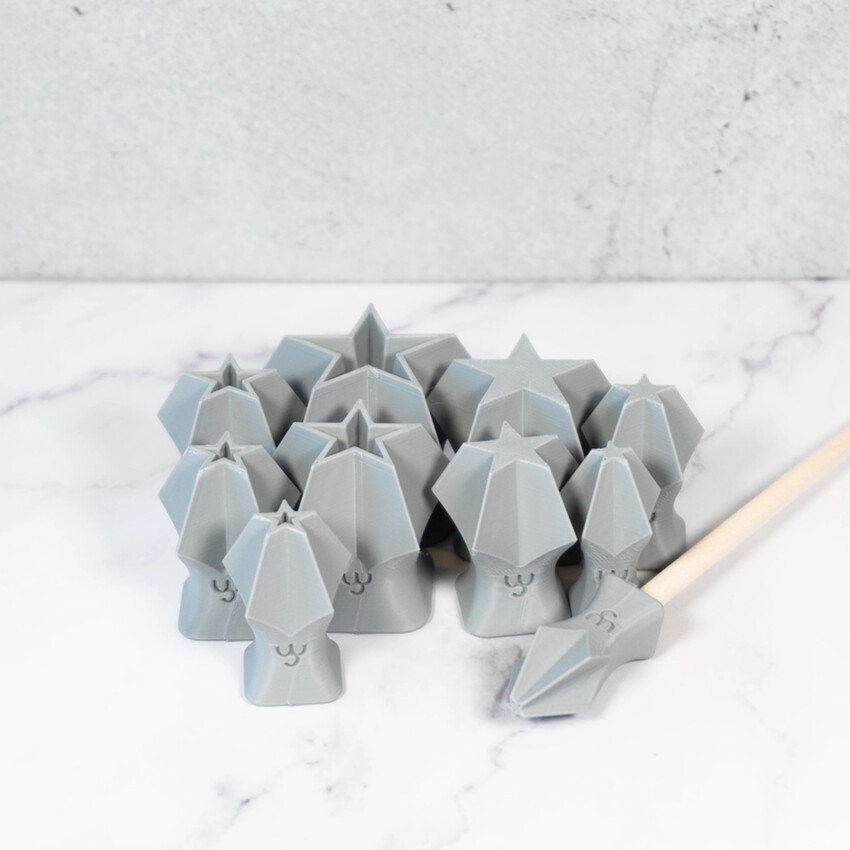 Photograph: Ceramind Stamp Set: Five Sided Star