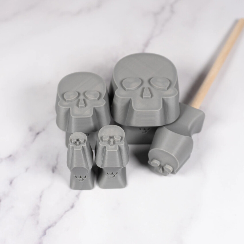 Photograph: Ceramind Stamp Set: Human Skull