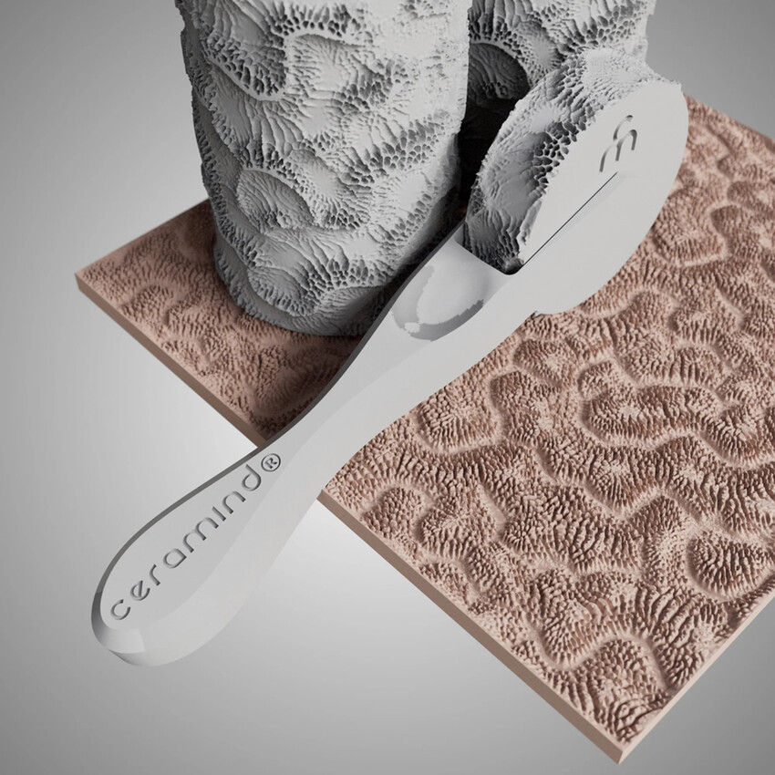 Photograph: Ceramind Texture Roller [150 x 50mm] Coral