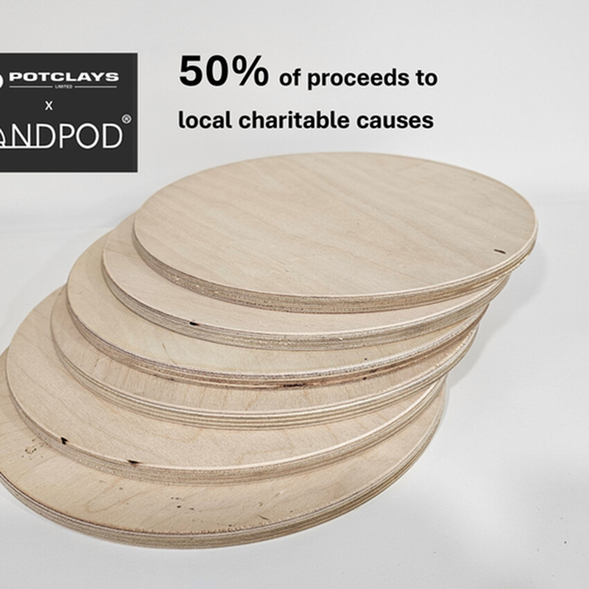 Photograph: Charity Wheel Bat 300mm (12in) approx.